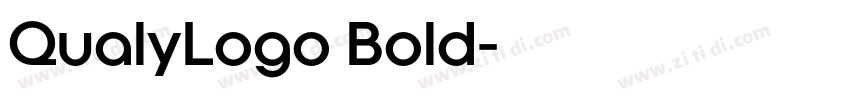 QualyLogo Bold字体转换